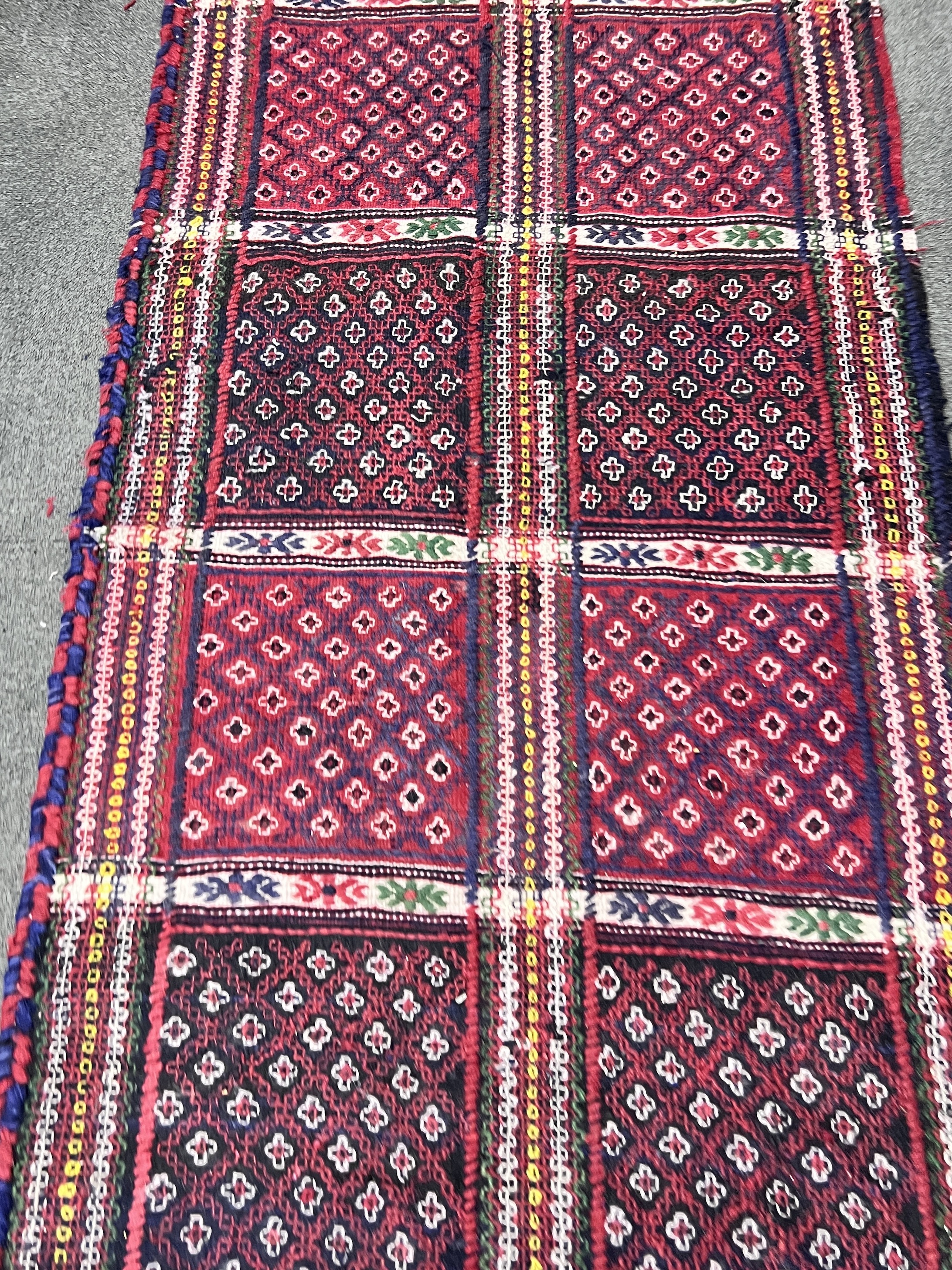 A Kilim flatweave runner, 284 x 77cm